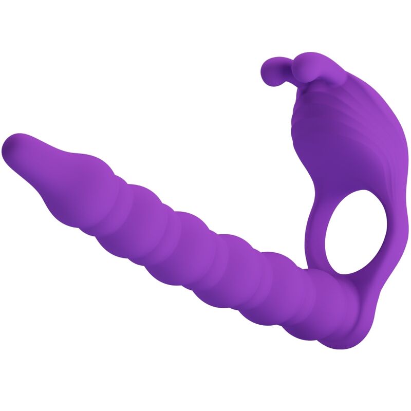 Pretty Love - Anello Per Pene Blackney Con Dilatatore Vibrante Lila