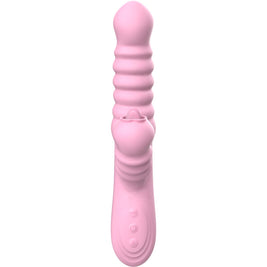 Armony - Vibratore Multifunzione Con Lingua Stimolante Effetto Calore Rosa
