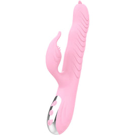 Armony - Vibratore Marcia E Doppia Lingua Spinta Effetto Calore Rosa