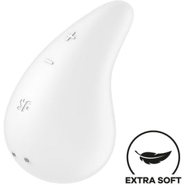Satisfyer Goccia di Rugiada Vibratore Lay-On in Silicone Body-Safe