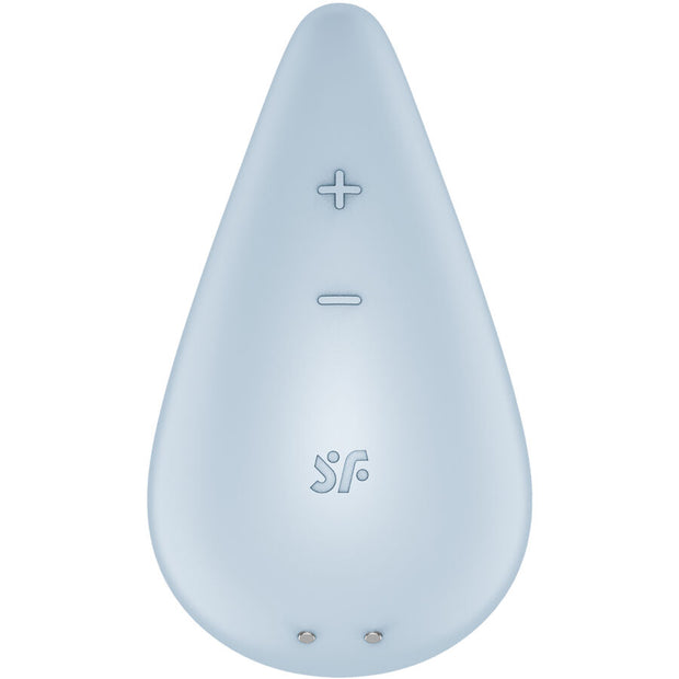 Satisfyer Goccia di Rugiada Vibratore Clitorideo Lay-On Blu - immagine 2