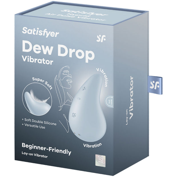 Satisfyer - Vibratore Dew Drop Lay-On Blanco