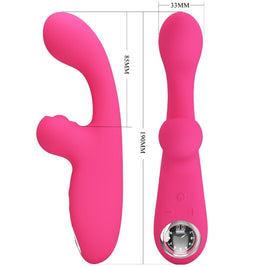 Intense Skylar Vibratore Rabbit in Silicone Premium Rosa