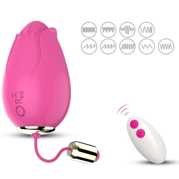 Mandala Egg Stimolatore G-Spot con Telecomando Fucsia Premium