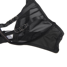 Subblime - Set Due Pezzi Di Reggiseno Trasparente E Strisce S/M