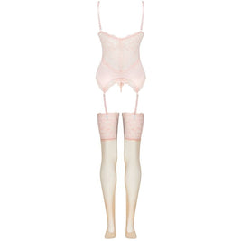 LIVCO CORSETTI FASHION - SET PERSINNE PESCA CORSETTO + SLIP + CALZE