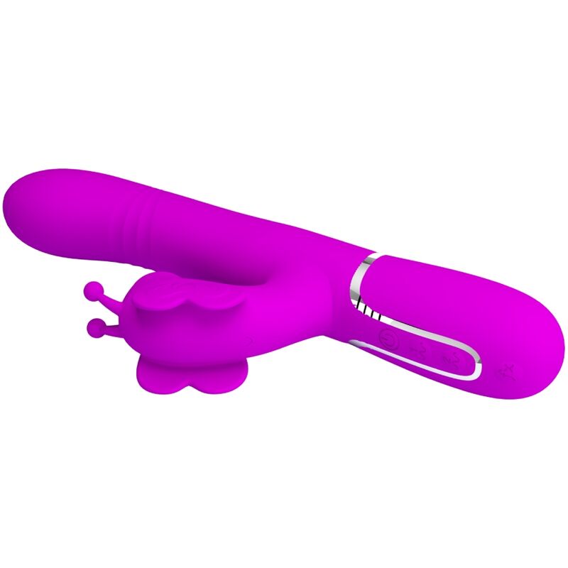 Intense Vibratore Rabbit Multifunzione 4in1 con Stimolatore - immagine 6