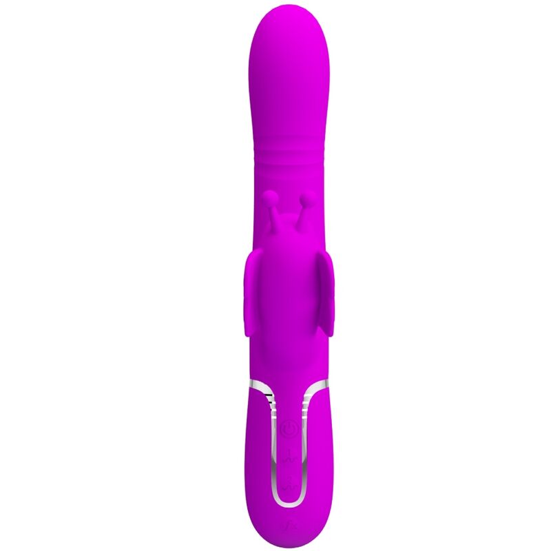 Intense Vibratore Rabbit Multifunzione 4in1 con Stimolatore - immagine 2
