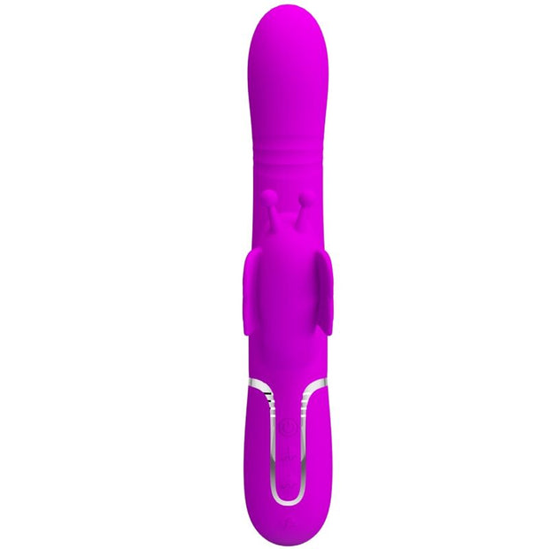Intense Vibratore Rabbit Multifunzione 4in1 con Stimolatore - immagine 2