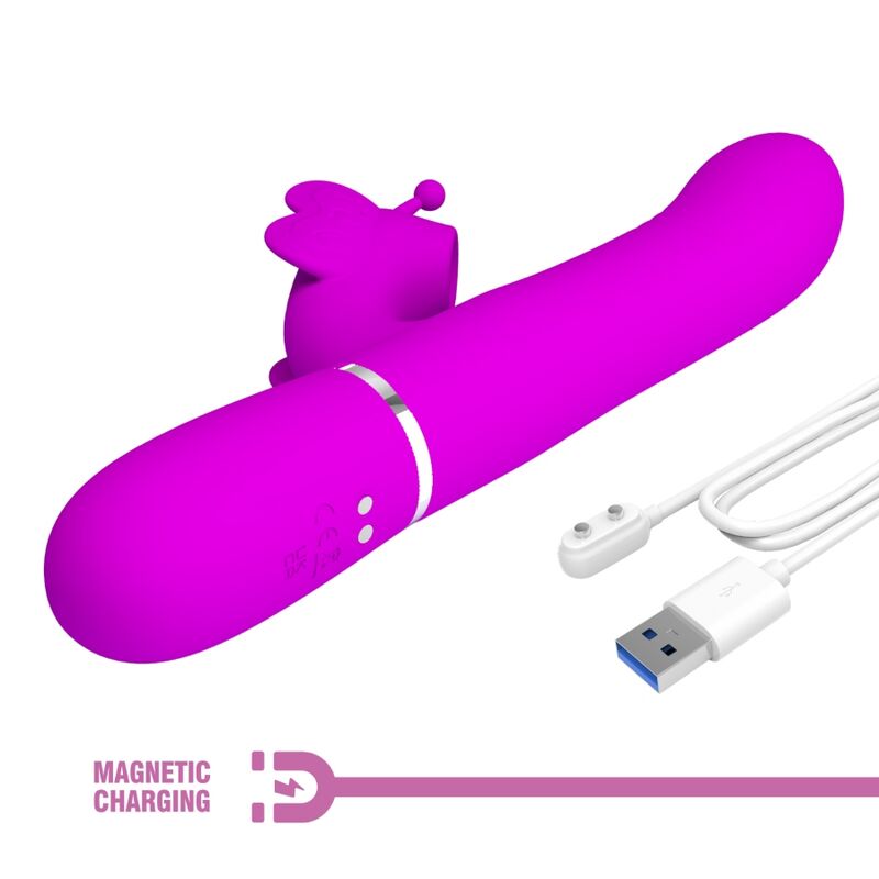 Intense Vibratore Rabbit Multifunzione 4in1 con Stimolatore - immagine 9