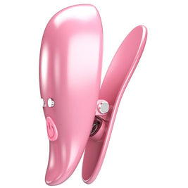Pretty Love - Morsetti Per Capezzoli Vibranti A Foglia Rosa