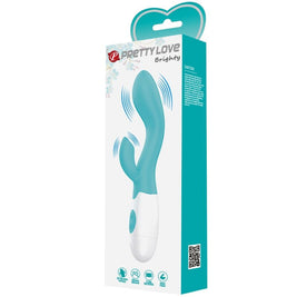 Pretty Love - Vibratore Punto G Luminoso Verde Acqua