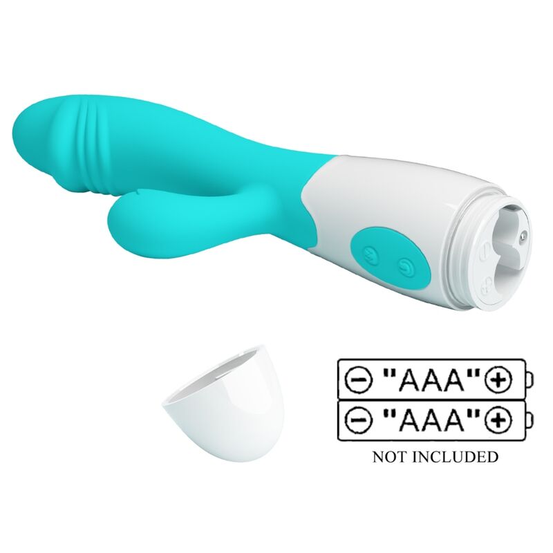 Intense Snappy Vibratore Punto G in Silicone Verde Acqua - immagine 8