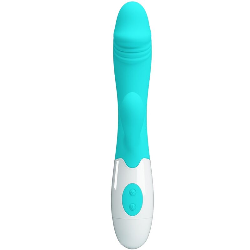 Intense Snappy Vibratore Punto G in Silicone Verde Acqua - immagine 2