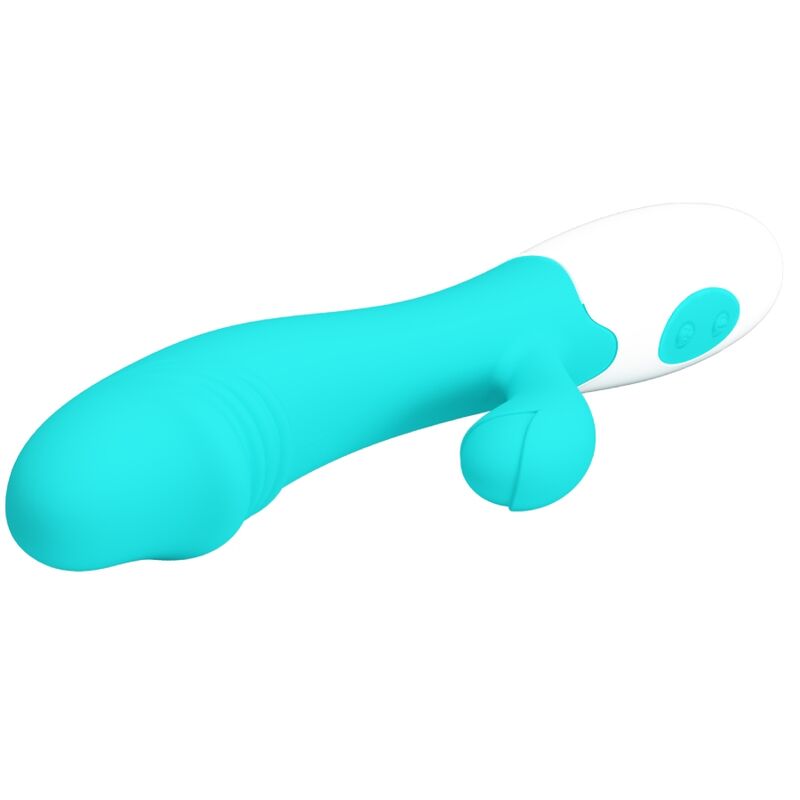 Intense Snappy Vibratore Punto G in Silicone Verde Acqua - immagine 5