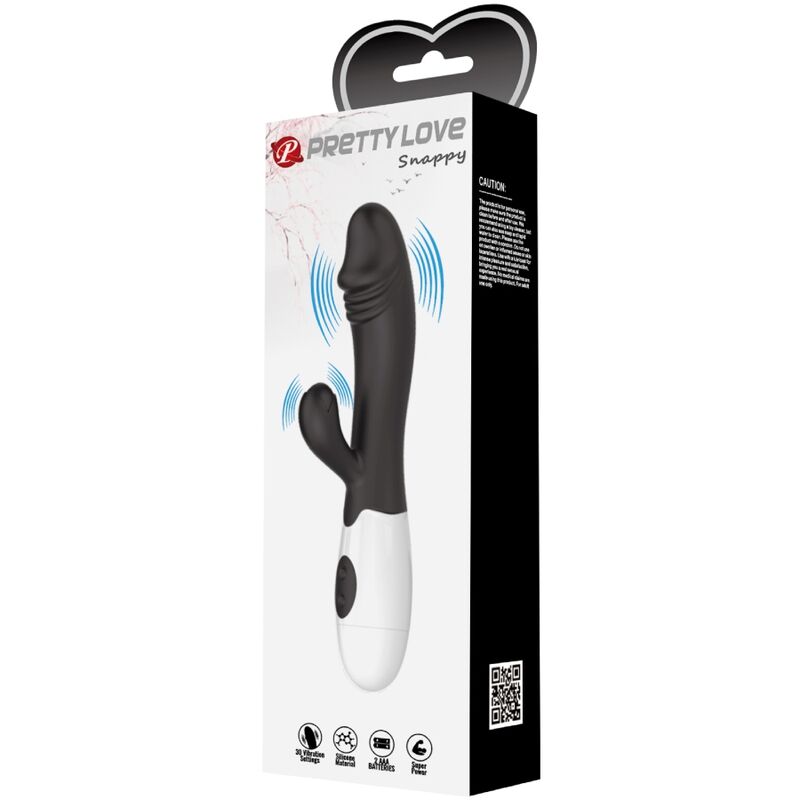 Intense Snappy Vibratore Punto G Ergonomico in Nero - immagine 10