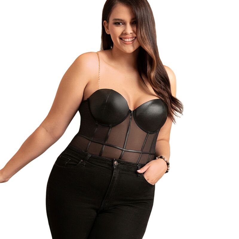 Subblime - Corpo Tirantas Cadena Negro S/M
