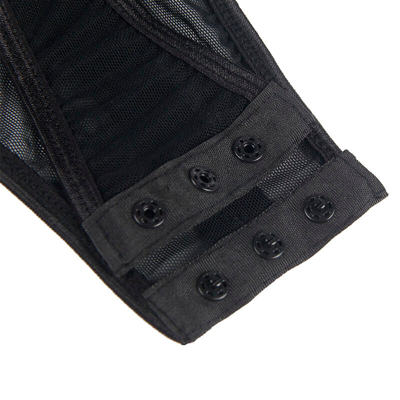 Subblime - Teddy Con Liguero Detalle Tiras Pecho Negro S/M
