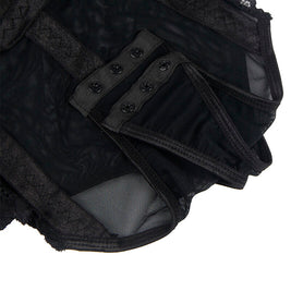 Subblime - Teddy Con Liguero Detalle Tiras Pecho Negro S/M