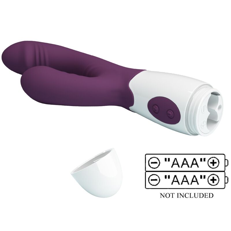 Intense André Vibratore Rabbit Doppia Stimolazione Viola - immagine 9