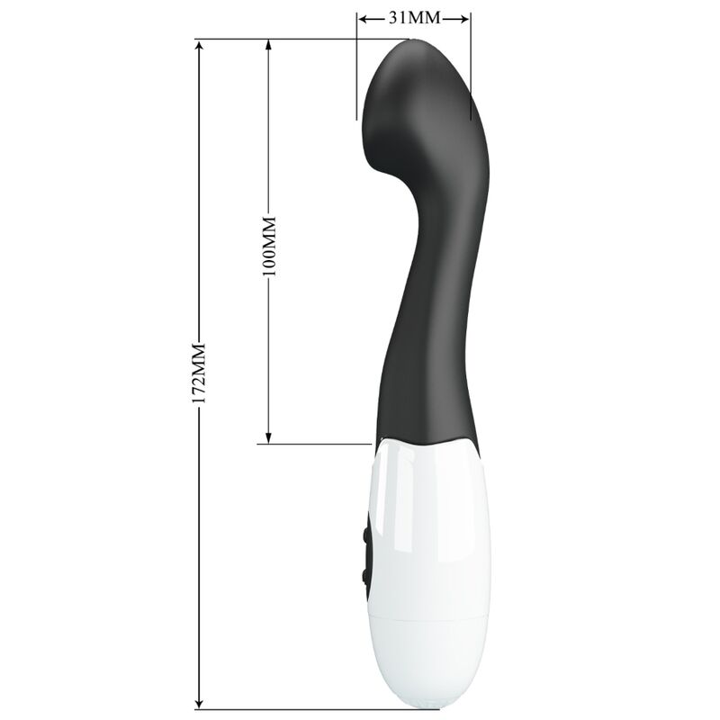 Intense Charles Vibratore Punto G 30 Modalità in Silicone Nero - immagine 7