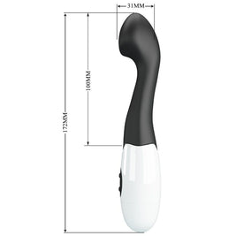 Intense Charles Vibratore Punto G 30 Modalità in Silicone Nero - immagine 7