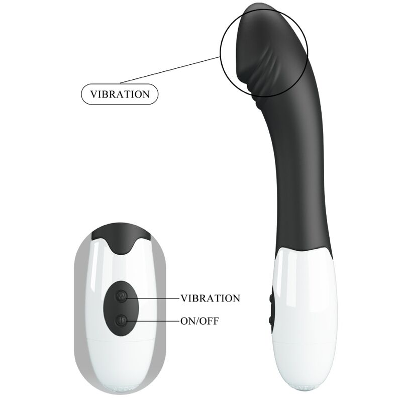 Intense Elemental Vibratore Punto G 30 Modalità Premium Nero - immagine 8