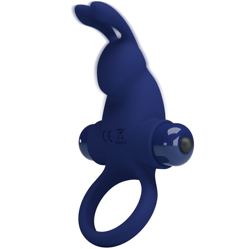Pretty Love - Anello Coniglio Jiro Con Vibrazione Blu
