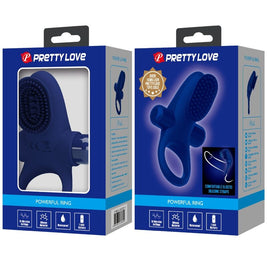 Pretty Love - Anello Palle Con Vibrazione Blu