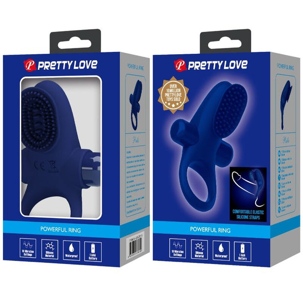 PRETTY LOVE - PALLE ANELLO CON VIBRAZIONE BLU