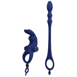 Pretty Love - Anello Vibratore Con Coniglio Ayad Con Tappo Blu