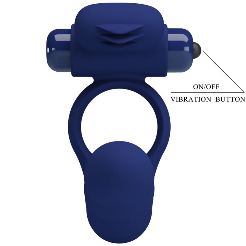 Pretty Love - Ajmal Anello Vibrante Con Dilatatore Blu