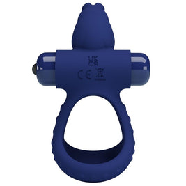 Pretty Love - Luchito Doppio Anello Vibrante Coniglio Blu