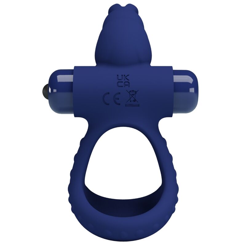 Pretty Love - Luchito Doppio Anello Vibrante Coniglio Blu