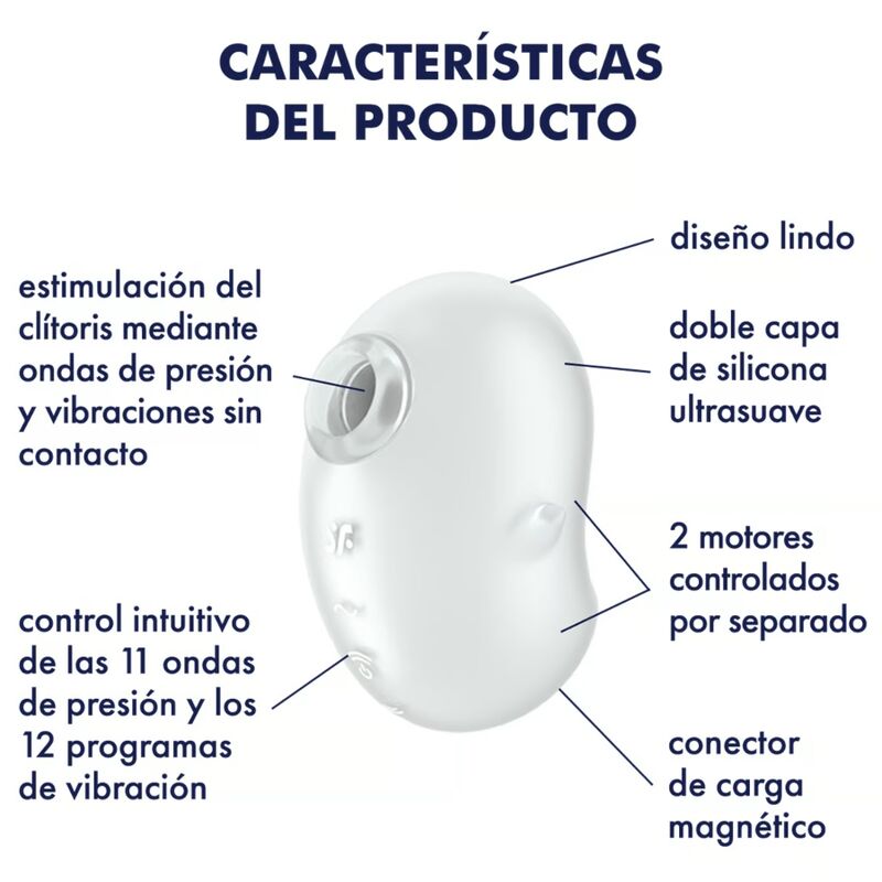 Satisfyer Cutie Ghost Vibratore Lay-On Premium in Silicone - immagine 4