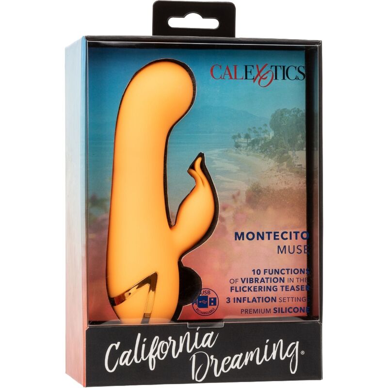 Calexotics Montecito Muse Vibratore Rabbit in Silicone Premium - immagine 10