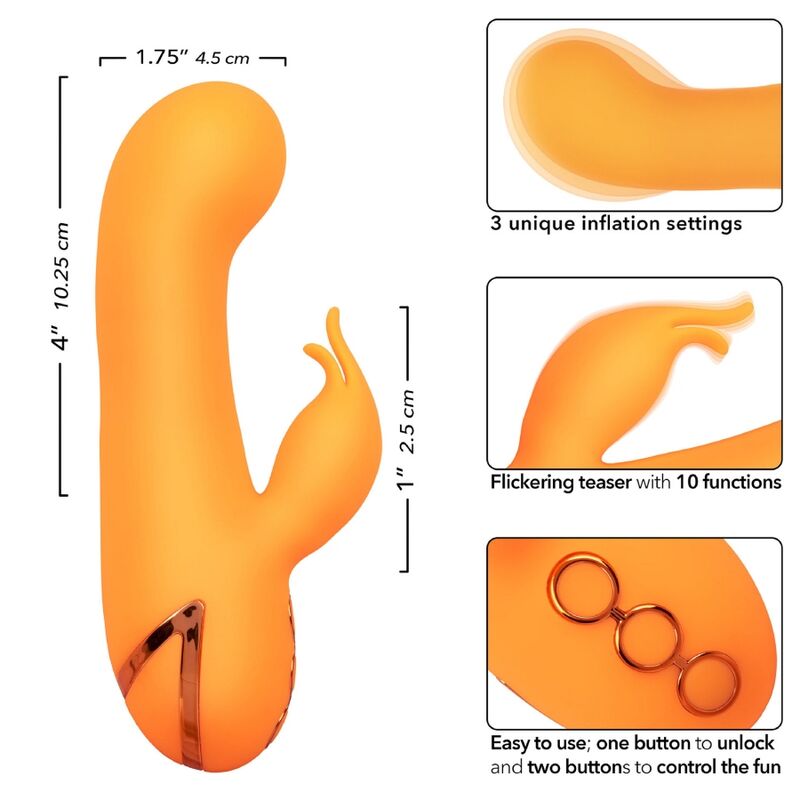 Calexotics Montecito Muse Vibratore Rabbit in Silicone Premium - immagine 7