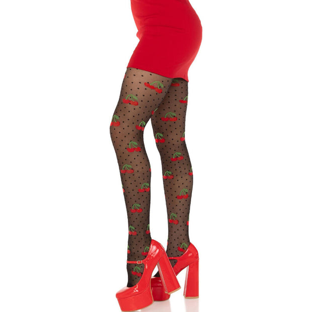 Leg Avenue - Calze Nere Con Talpe