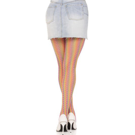 Leg Avenue - Calze All'Uncinetto Multicolore