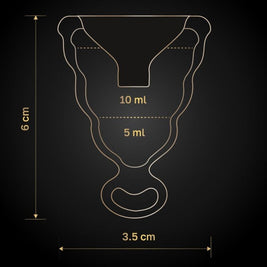 G-VIBE - GCUP COPPA MESTRUALE NERA