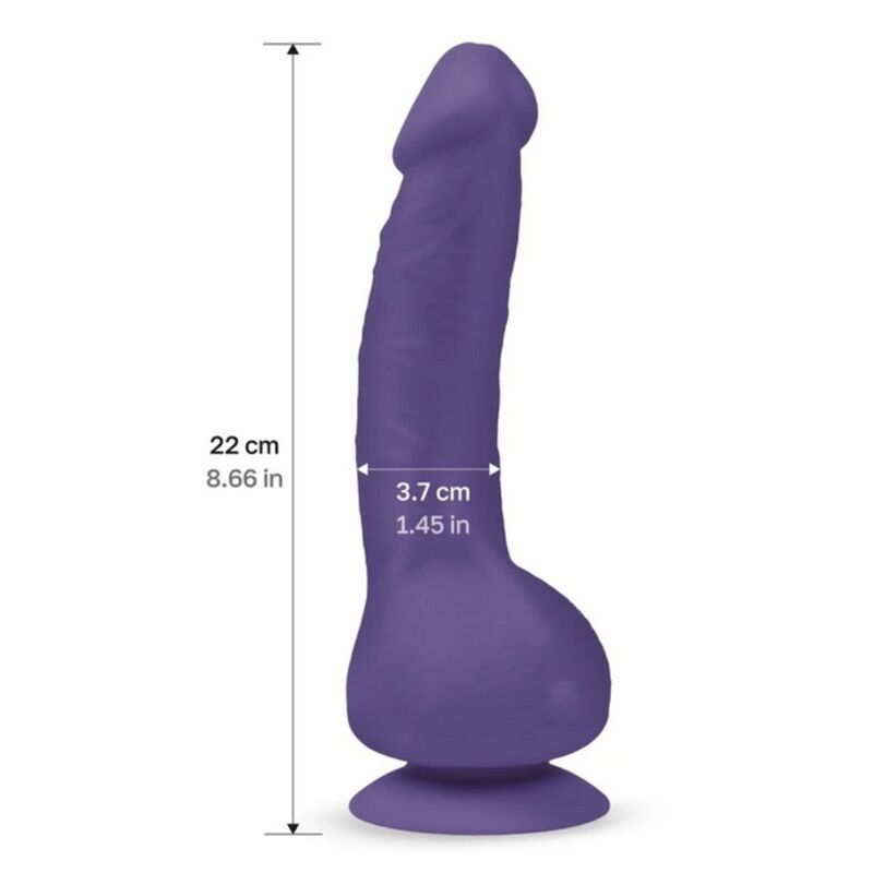 G-Vibe - Vibratore Realistico Greal 2 Viola