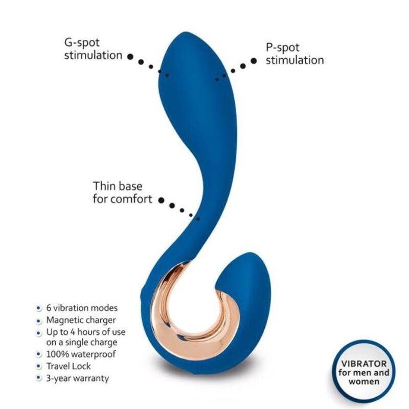 G-Vibe - Gpop 2 Vibratore Punto G E P Blu Indaco