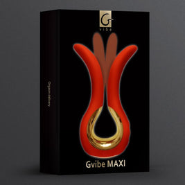 G-Vibe - Gvibe Maxi Vibratore Con Due Punte Flessibili Corallo