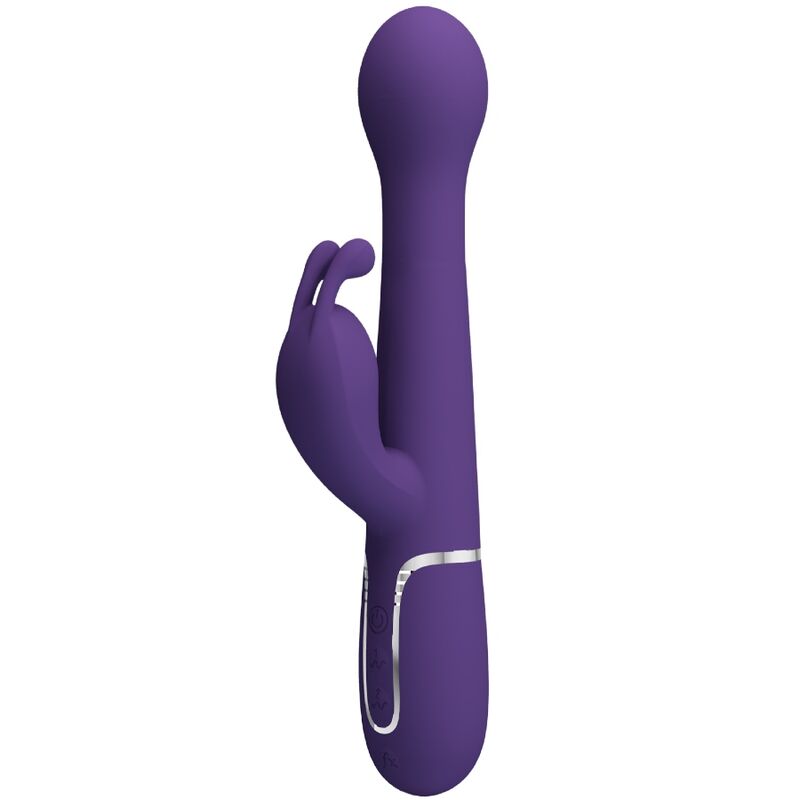 Intense Dejon Vibratore Rabbit 3 in 1 Multifunzione Viola - immagine 2
