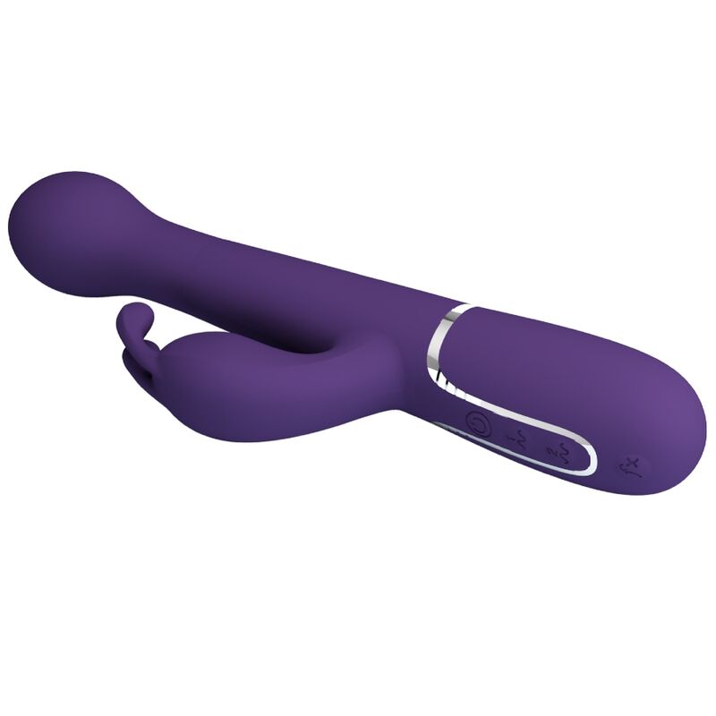 Intense Dejon Vibratore Rabbit 3 in 1 Multifunzione Viola - immagine 5