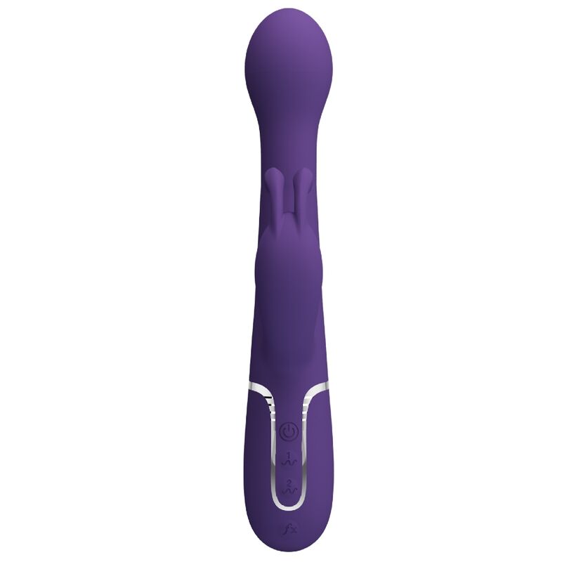Intense Dejon Vibratore Rabbit 3 in 1 Multifunzione Viola - immagine 3