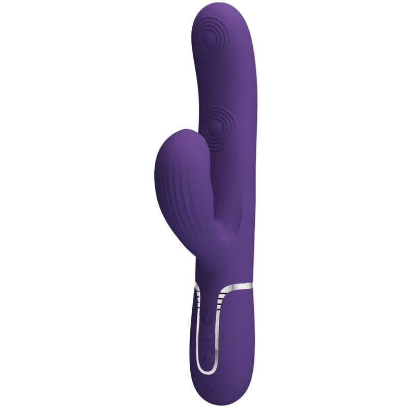 Intense Perlita Vibratore G-Spot 3 in 1 Multifunzione Viola - immagine 3