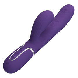 Intense Perlita Vibratore G-Spot 3 in 1 Multifunzione Viola