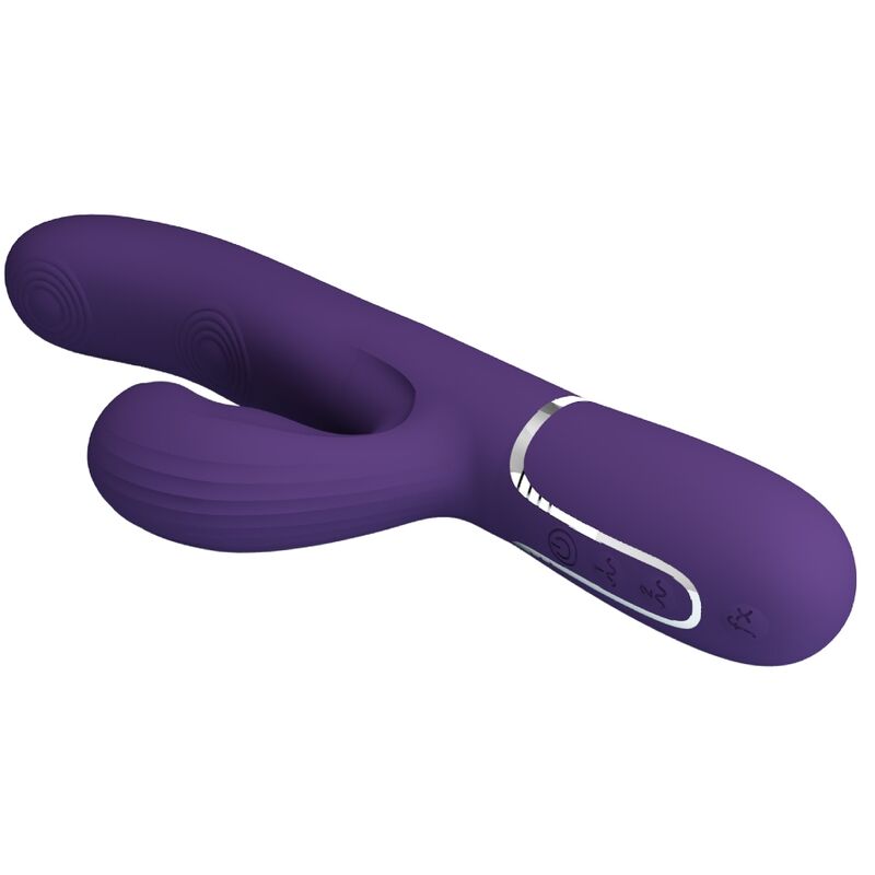 Intense Perlita Vibratore G-Spot 3 in 1 Multifunzione Viola - immagine 6