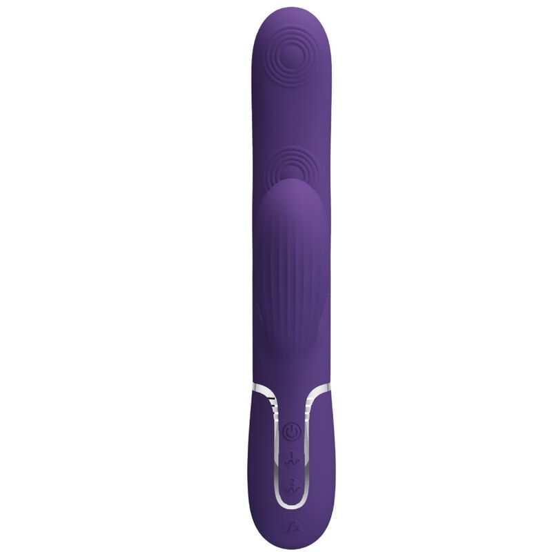 Intense Perlita Vibratore G-Spot 3 in 1 Multifunzione Viola - immagine 4